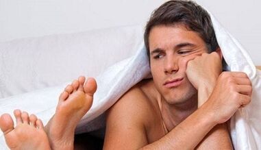 Reason for a decrease in potential in men