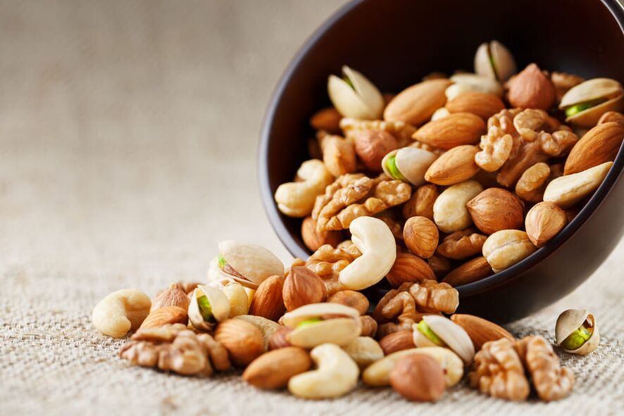 Various nuts to increase potency in men